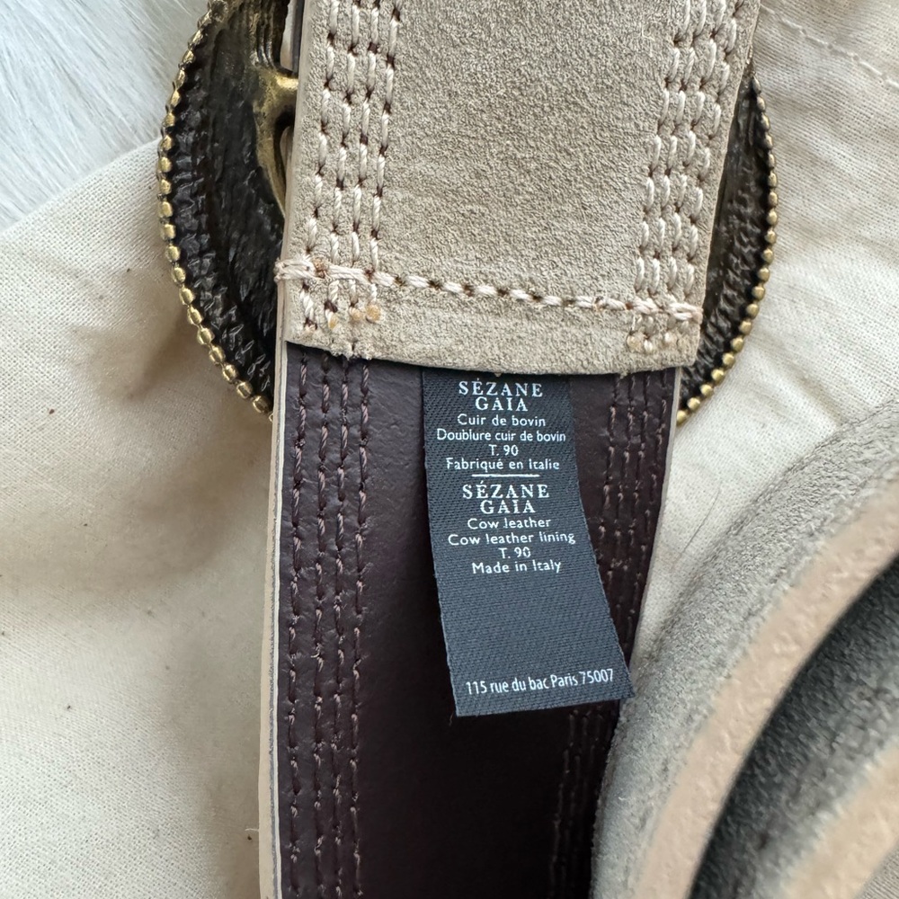 Sezane Gaia Belt in Mastic - Picture 3 of 4